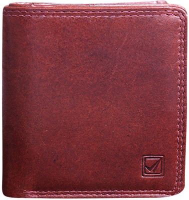 

Style 98 Men Brown Genuine Leather Wallet(6 Card Slots)
