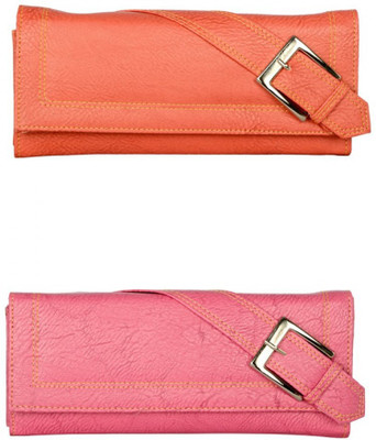 

Cuddle Women Multicolor Fabric Wallet(4 Card Slots)