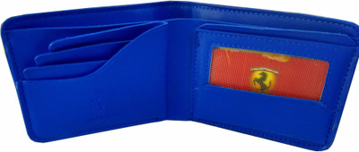 InkartBuy Men Blue Canvas Wallet(5 Card Slots)