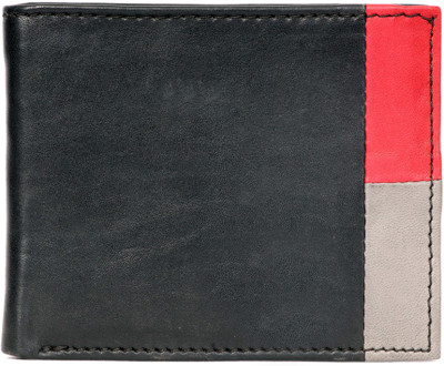 

Wildmount Men Black, Red Genuine Leather Wallet(8 Card Slots)
