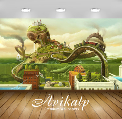 Avikalp Animation & Cartoons Wallpaper(60.96 cm X 91.44 cm)
