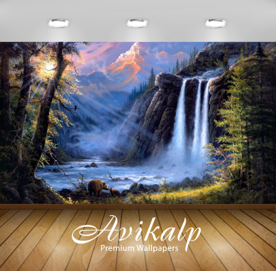 

Avikalp Nature Wallpaper(213.36 cm X 274.32 cm)