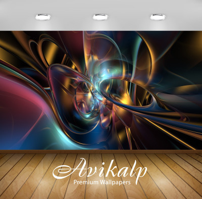 

Avikalp Abstract Wallpaper(60.96 cm X 91.44 cm)
