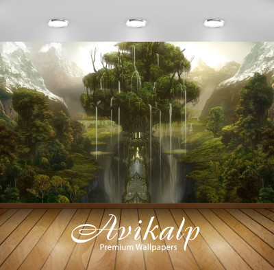 Avikalp Nature Wallpaper(60.96 cm X 91.44 cm)