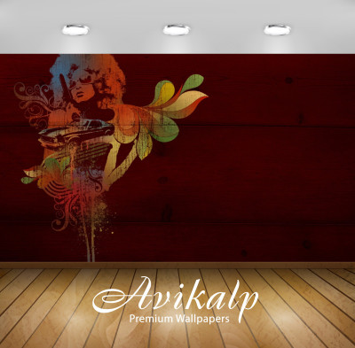 Avikalp Art & Paintings Wallpaper(60.96 cm X 91.44 cm)