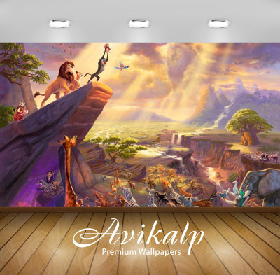 Avikalp Animation & Cartoons Wallpaper(60.96 cm X 91.44 cm)
