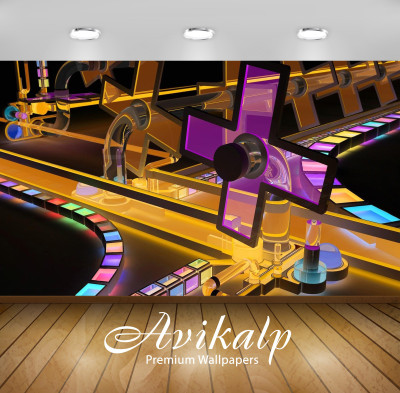 

Avikalp Abstract Wallpaper(60.96 cm X 91.44 cm)