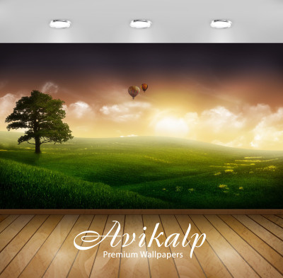 Avikalp Nature Wallpaper(60.96 cm X 91.44 cm)