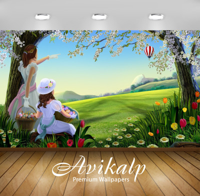 Avikalp Nature Wallpaper(60.96 cm X 91.44 cm)