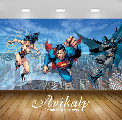 

Avikalp Superheroes Wallpaper(60.96 cm X 91.44 cm)