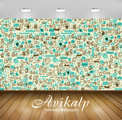 

Avikalp Abstract Wallpaper(60.96 cm X 91.44 cm)