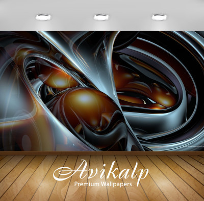 

Avikalp Abstract Wallpaper(60.96 cm X 91.44 cm)