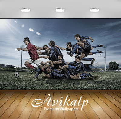 Avikalp Sports Wallpaper(60.96 cm X 91.44 cm)