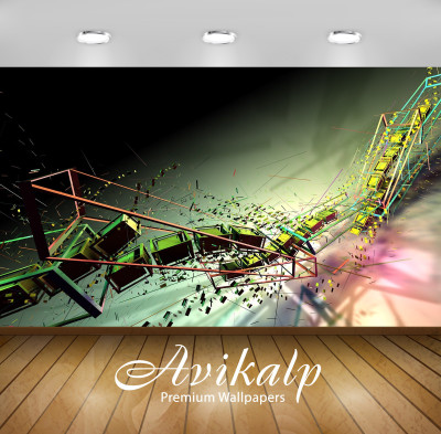 

Avikalp Abstract Wallpaper(60.96 cm X 91.44 cm)