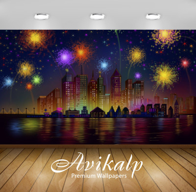 

Avikalp Abstract Wallpaper(60.96 cm X 91.44 cm)