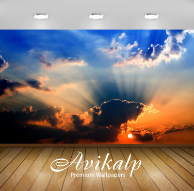 Avikalp Nature Wallpaper(60.96 cm X 91.44 cm)