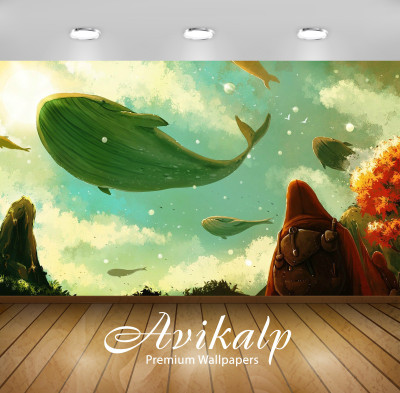 Avikalp Animation & Cartoons Wallpaper(60.96 cm X 91.44 cm)