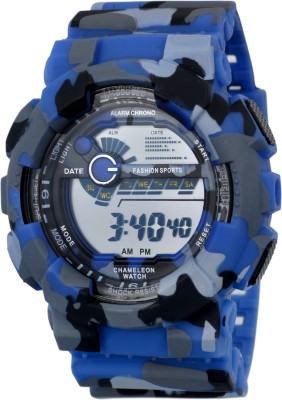 GLOSBY Latest Digital Sports watch American Brand Blue Model No YYYGHJSDFJ 2313 Watch  - For Boys   Watches  (GLOSBY)