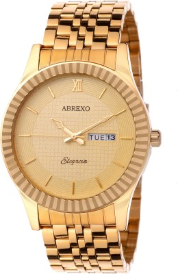Abrexo AbxGT0156GOLD-Gents Exclusive Wedding Session Partywear Design Day & Date Tycoon Series Watch  - For Men   Watches  (Abrexo)