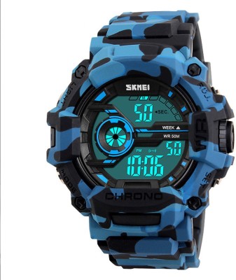 Skmei Multifunction Military Blue Sports Watch  - For Men   Watches  (Skmei)