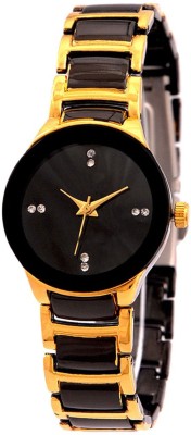 BVM Enterprise Latest Model New Golden and black Fashionable Watch  - For Women   Watches  (BVM Enterprise)
