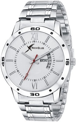 Rich Club RC-6500 White Day And Date Function Watch  - For Men   Watches  (Rich Club)