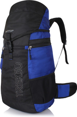 

Suntop TREK 50L Travel Bag Backpacking Backpack for Outdoor Hiking Trekking Camping Rucksack(Indigo Blue) 50.0 L Backpack(Blue, Black)