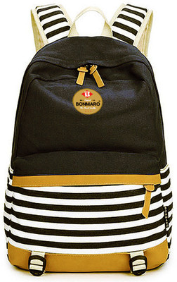 

Bonmaro Stripes Black 25 L Backpack(Black), #17202a