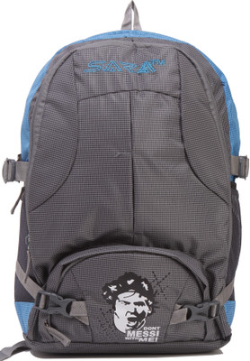 SARA School Backpack 25 L Backpack(Grey)