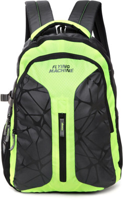 

Flying Machine FMLO8067 Backpack(Green, Grey, 24 L)