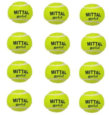 

MSC Mittal Gold Pack of 12 Light Tennis Ball(Pack of 12, Yellow)
