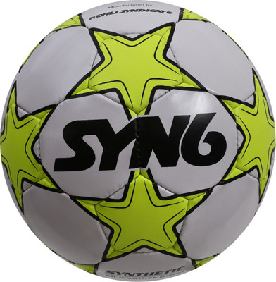 

SYN6 SYNSHINE Football, Size  , fluorescent Green, Rubber Soccer Ball for Hard Grounds Football - Size: (Pack of 1, Green