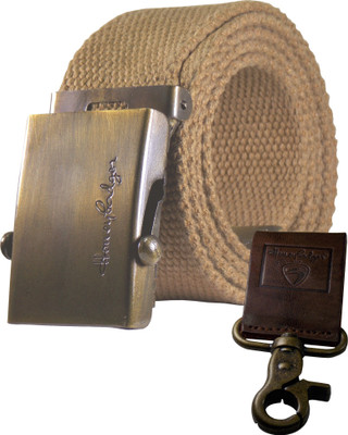 

Honey Badger Men & Women Casual Khaki Canvas Belt