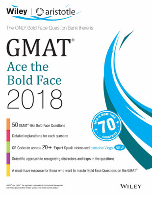 GMAT Ace the Bold Face 2018 First Edition(English, Paperback, Aristotle Prep)