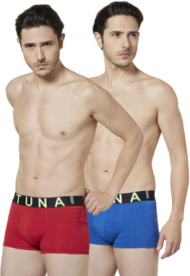 

Tuna London Men's Trunks, Blue : red