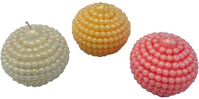 

ecocart sd-20 Candle(Multicolor, Pack of 3)