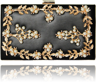 

Toys factory Party Black Clutch