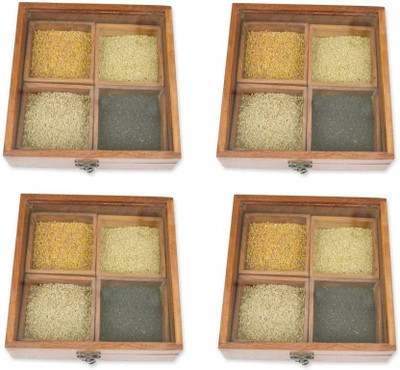 MartCrown Condiment Set(Wood)