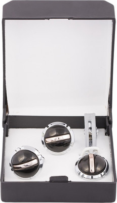 Paranoid Brass Cufflink & Tie Pin Set(Multicolor)