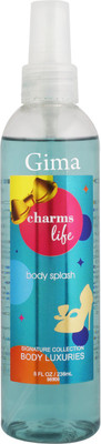 

Gima Trading Company Gima Signature Collection Body Luxuries Charms Life Splash (Made in UK) 236 ml Body Mist - For Men & Women(236 ml)