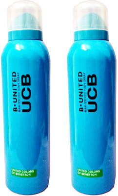 

B United Pack of 2 combo set Deodorant Spray - For Men(200 ml, Pack of 2)
