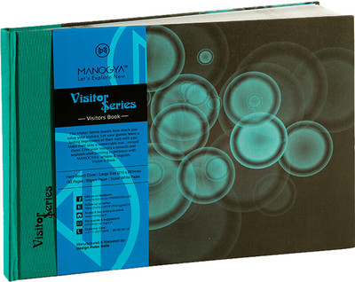 

MANOGYA A4 Visitor's Book(Visitor Series, Multicolor)