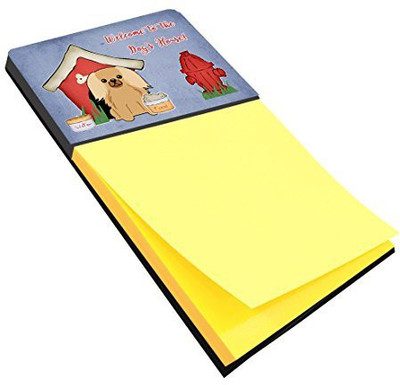Caroline's Treasures Pocket-size Note Pad(Dog House, Yellow)