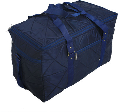 

Kuber Industries "Travelling Bag , Carry Bag, Duffle Bag In Soft Parachute Material (Blue) " Travel Duffel Bag(Blue)