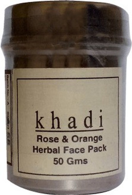 Khadi Herbal rose & orange face pack 50grams(50 g) available at flipkart for Rs.100