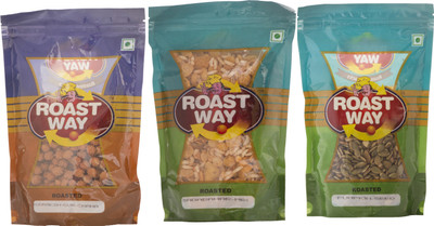 

Roast Way Pumpkin Seed & Rudraksh Gur Chana & Sadabahar Mix Roasted Namkeen Combo(3)