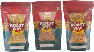 

Roast Way Aloo Laccha & Malai Jor Garam & Masala Chana Roasted Namkeen Combo(3)
