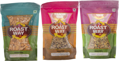 

Roast Way Sadabahar Mix & Seed Mix & Sweet N Sour Roasted Namkeen Combo(3)
