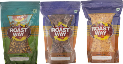 

Roast Way Chana Nimbu Podina & Choco Flakes & Corn Flakes Roasted Namkeen Combo(3)