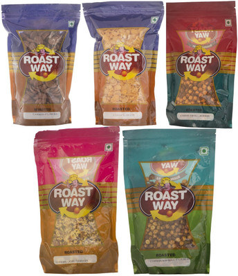 

Roast Way Chana Hing Jeera & Chana Jor Garam & Chana Nimbu Podina & Choco Flakes & Corn Flakes Roasted Namkeen Combo(5)